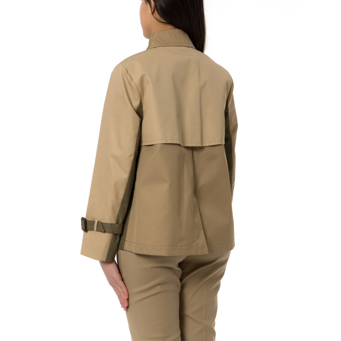 Trench crop in gabardine Wkdbiglia Weekend Max Mara