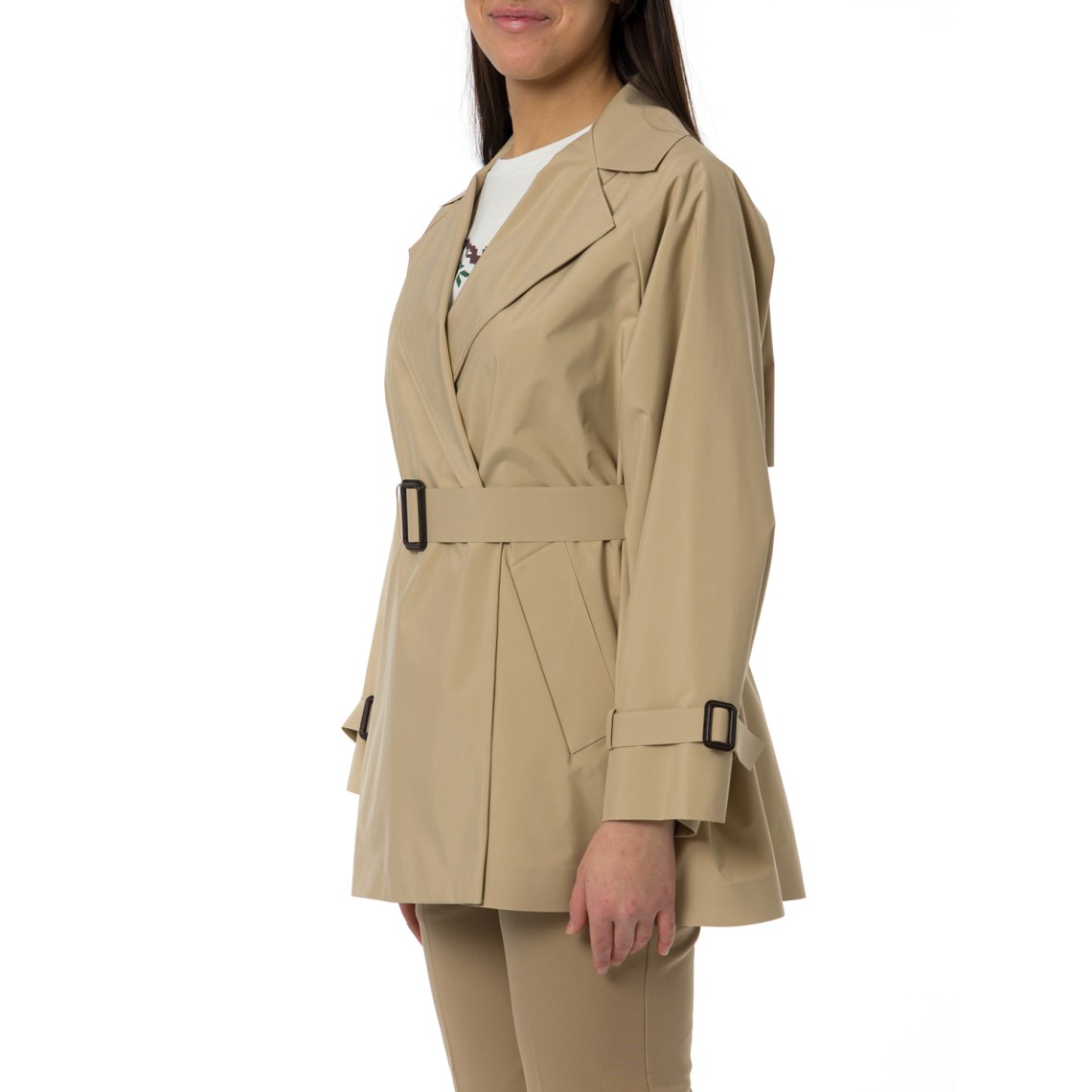 Trench corto in tela antigoccia Wkdovatta Weekend Max Mara