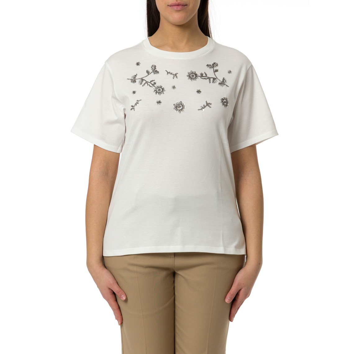 T-shirt in jersey con stampe Wkdagile Weekend Max Mara