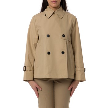 Trench crop in gabardine Wkdbiglia Weekend Max Mara