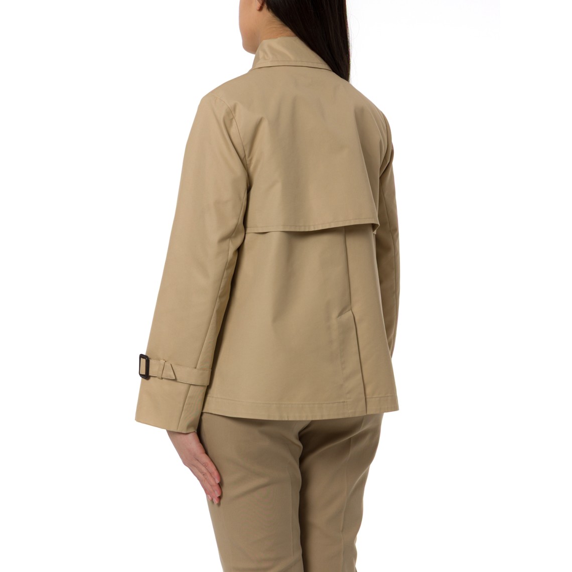 Trench crop in gabardine Wkdbiglia Weekend Max Mara