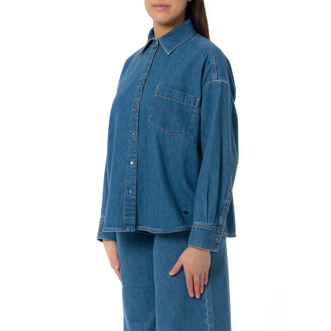 Camicia in denim di cotone Wkdfoggia Weekend Max Mara