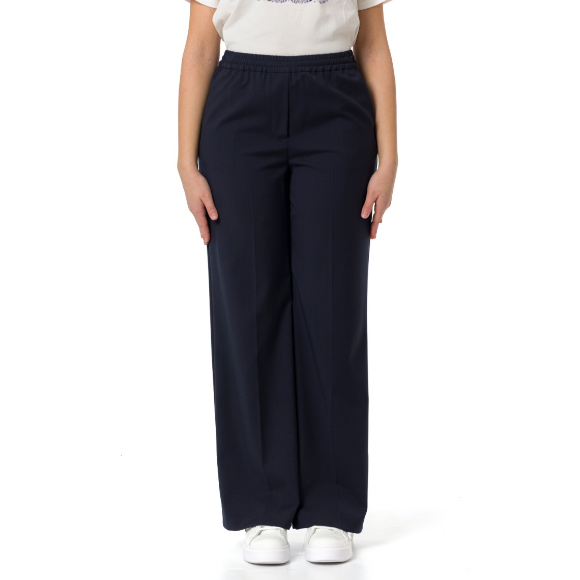 Pantaloni in tela di pura lana Wkdmallo Weekend Max Mara