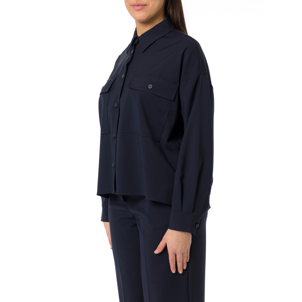 Giacca crop in tela di lana Wkdmulino Weekend Max Mara