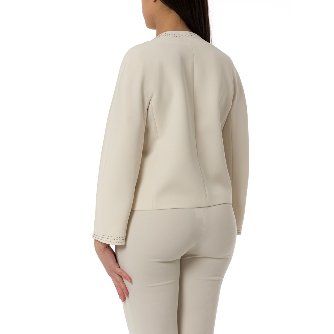 Giacca boxy in cady Mstombrosa Max Mara Studio