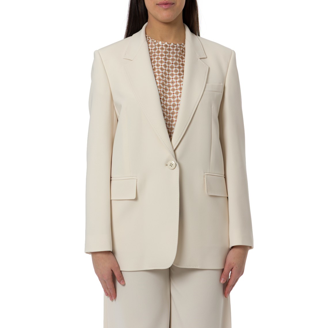 Blazer monopetto in cady Mstbosco Max Mara Studio