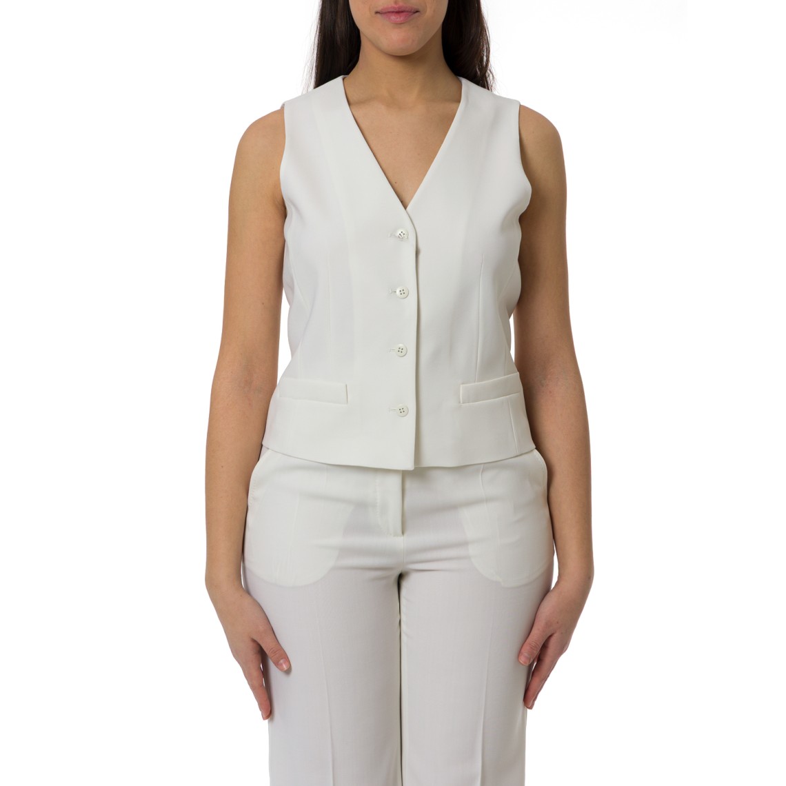 Gilet in crêpe di lana Mstmadia Max Mara Studio