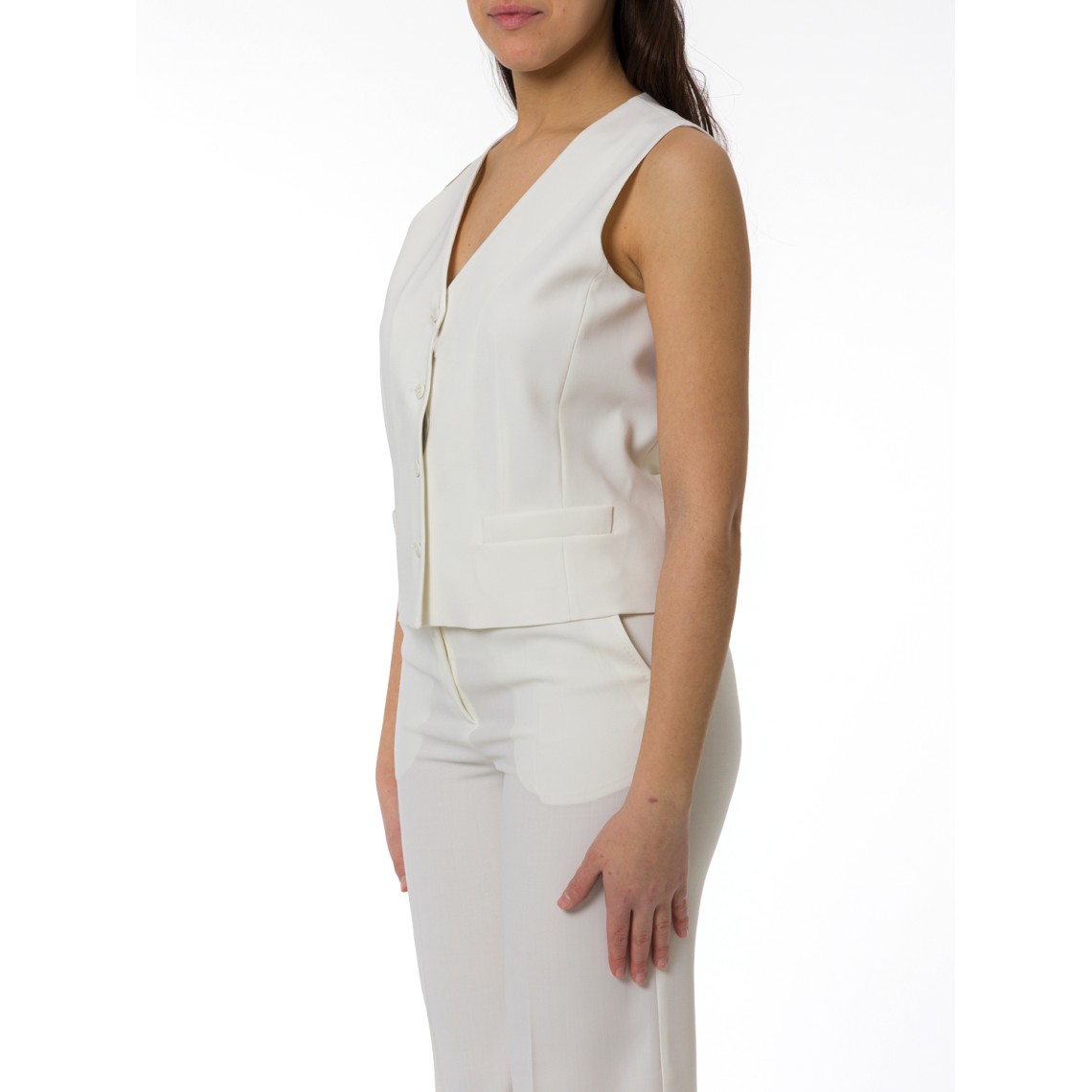 Gilet in crêpe di lana Mstmadia Max Mara Studio