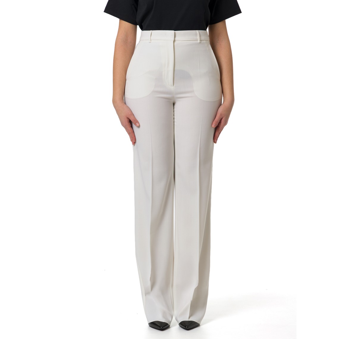 Pantalone in lana crêpe Mstquasar Max Mara Studio