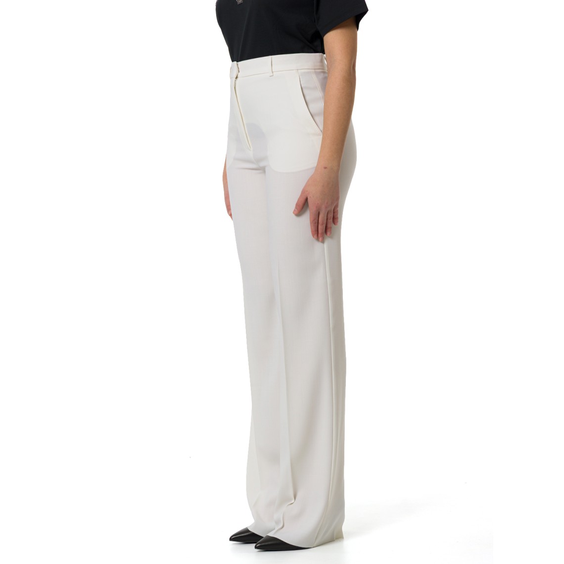 Pantalone in lana crêpe Mstquasar Max Mara Studio