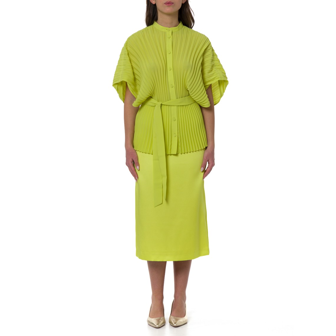 Camicia in crêpe de Chine riciclato Twinset