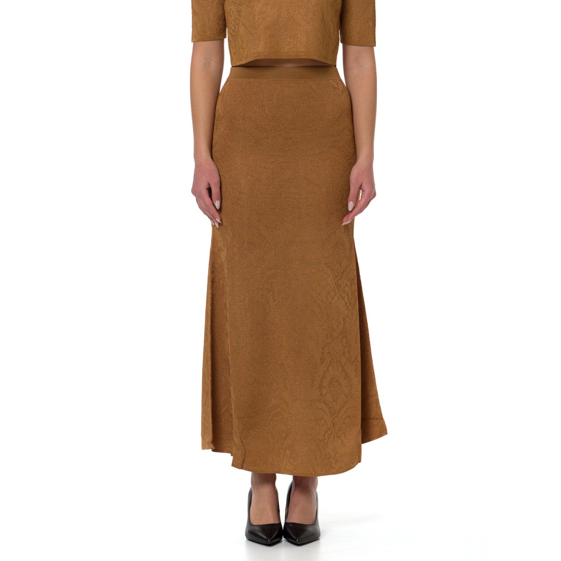 Gonna midi Twinset in misto viscosa Twinset