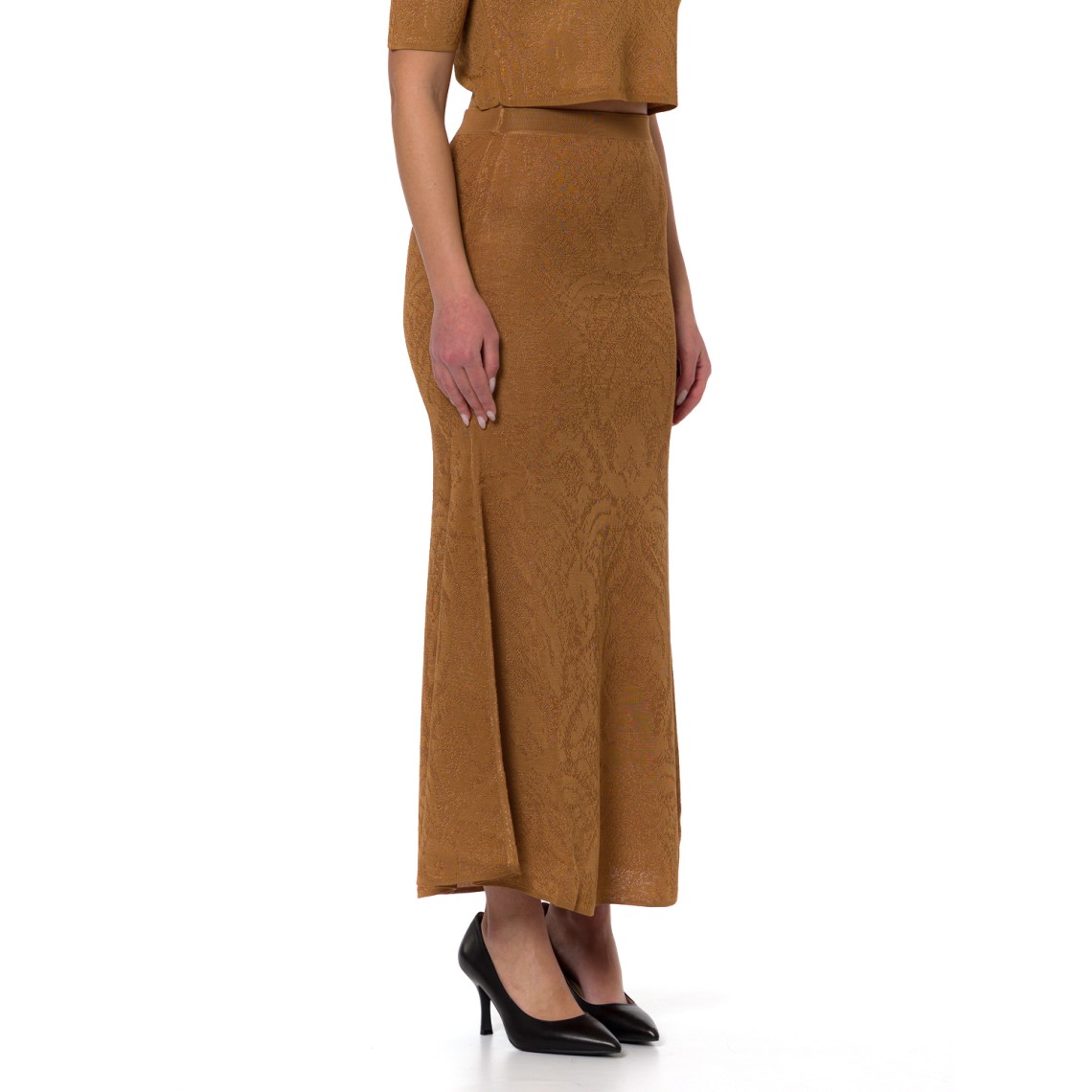 Gonna midi Twinset in misto viscosa Twinset