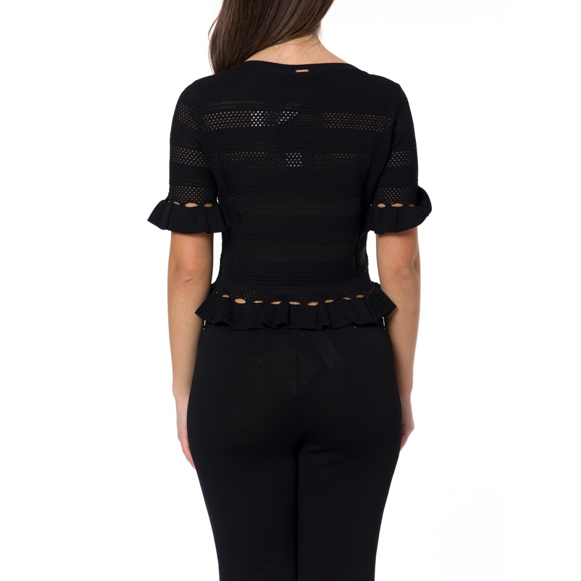 Maglia con volant Twinset