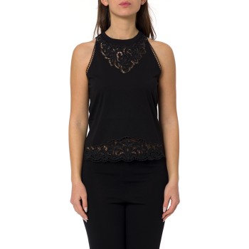 Top con ricamo intarsiato Twinset