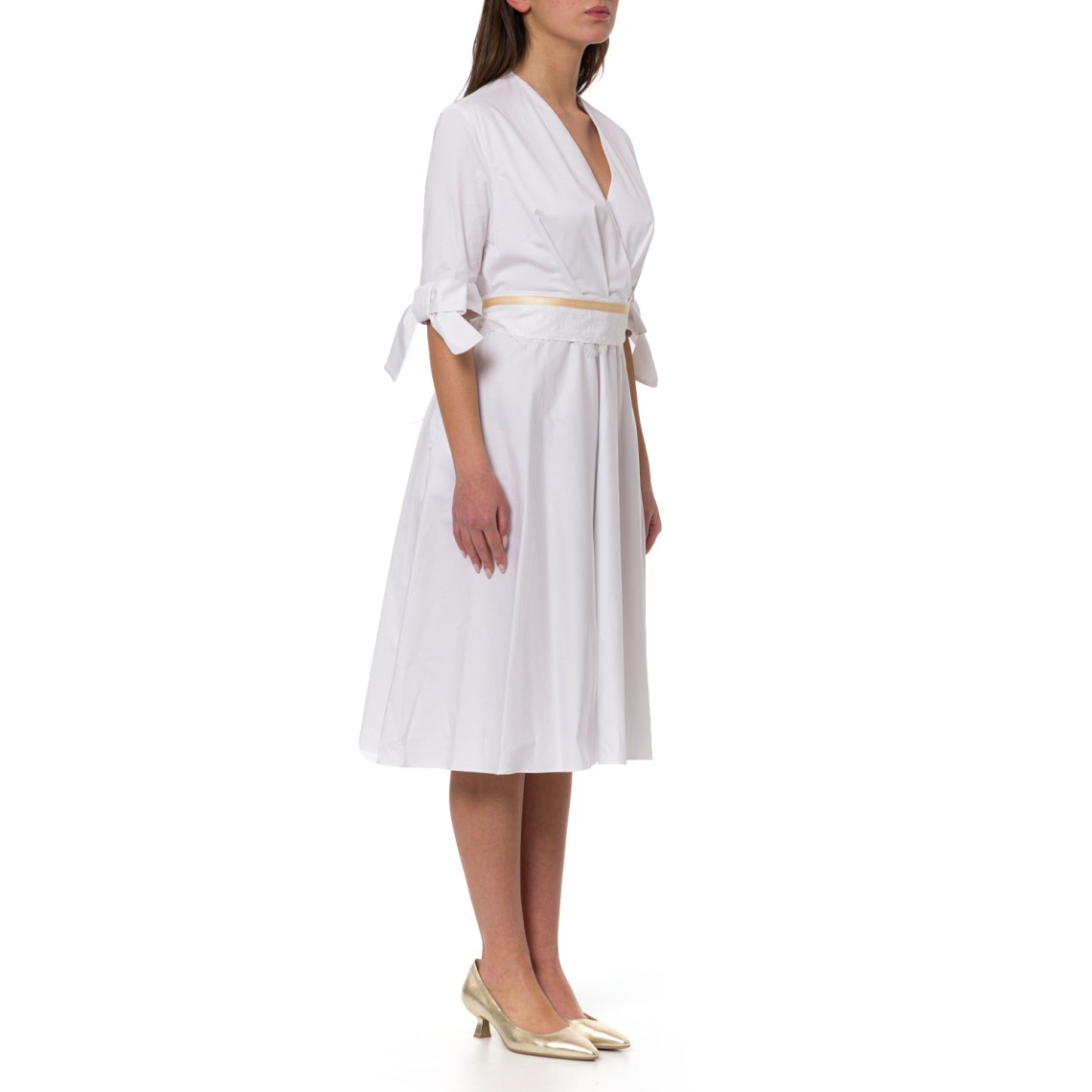 Abito Hanita Couture con scollo a incrocio