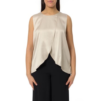 Top in raso di viscosa Hanita Couture