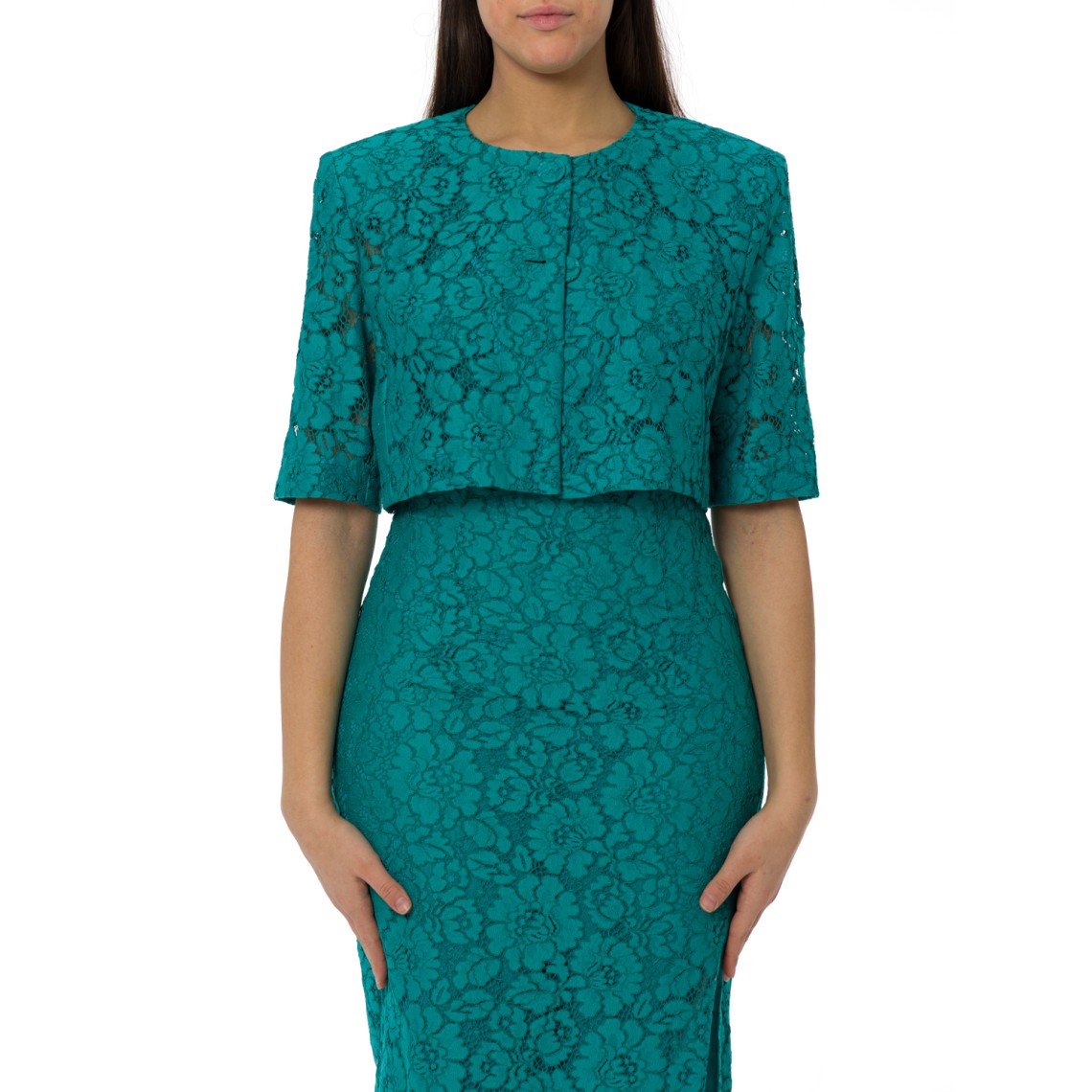 Giacca crop in pizzo Pinko Platano Pinko