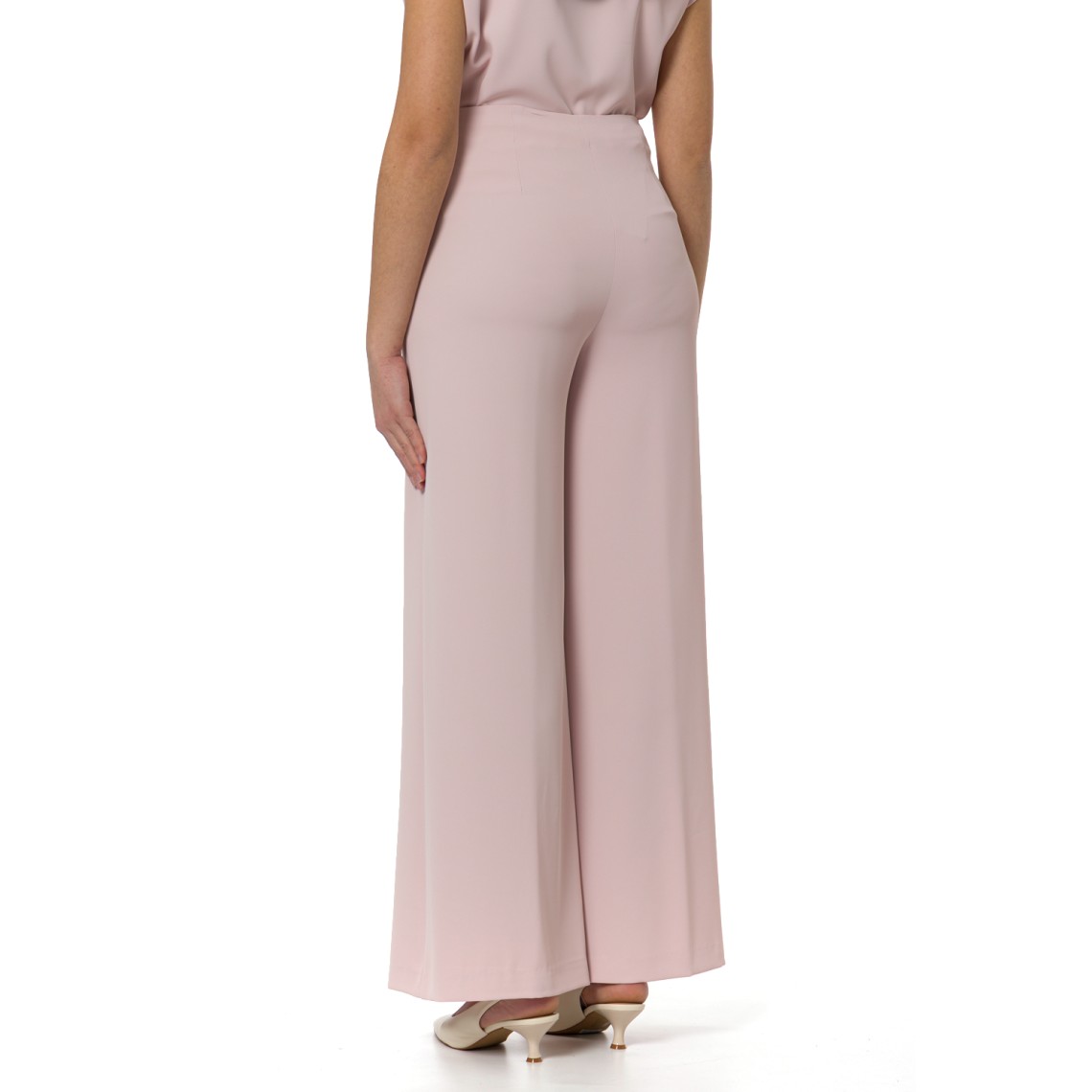 Pantaloni palazzo a gamba larga Hanita Couture