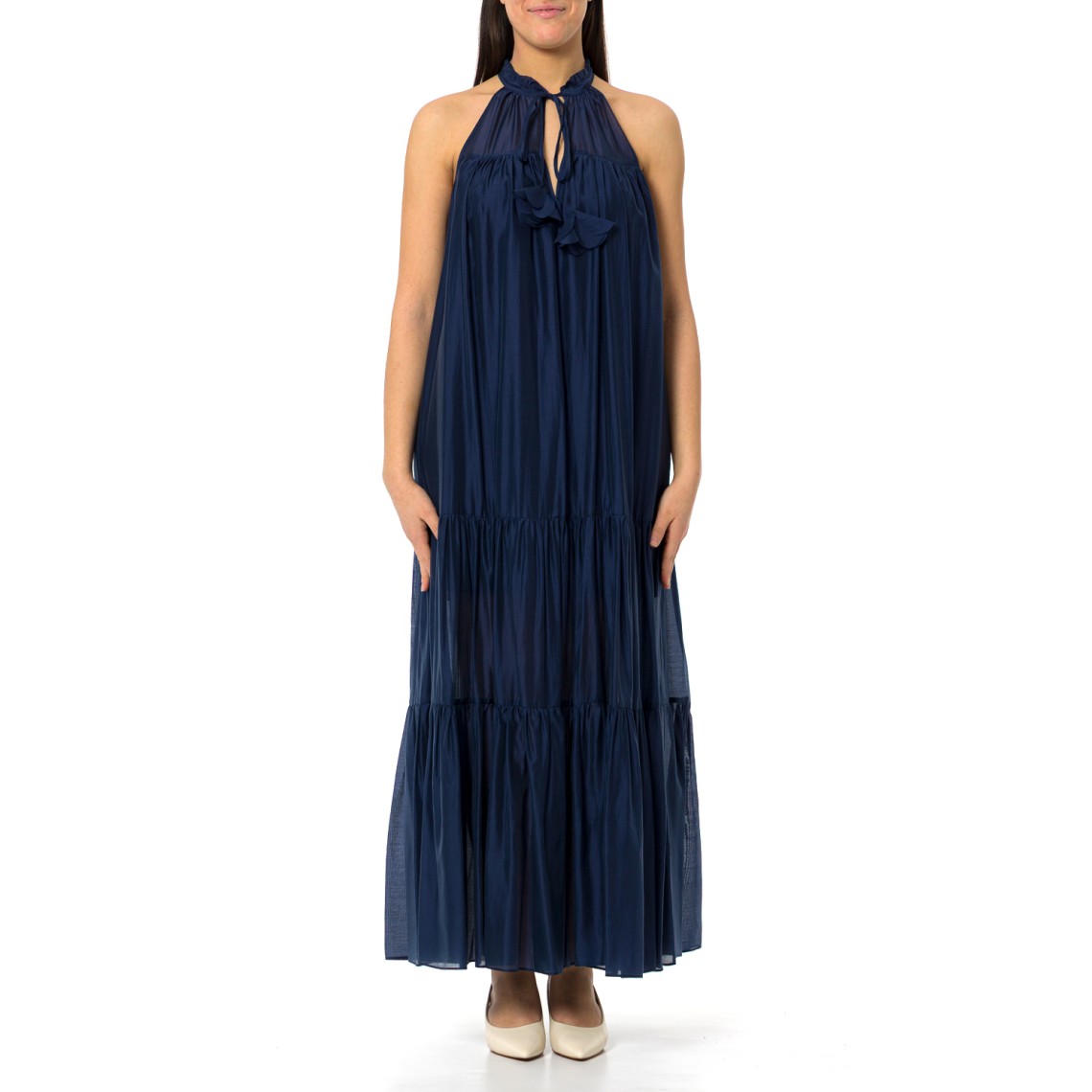 Abito con balze Hanita Couture