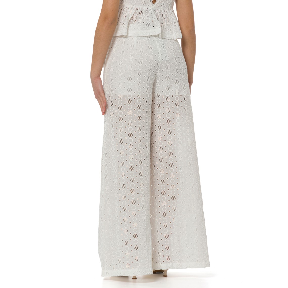  Pantaloni Kimmy con motivo traforato Pinko