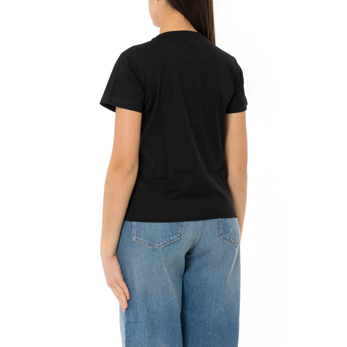 T-shirt Quentin con logo Love Birds Pinko