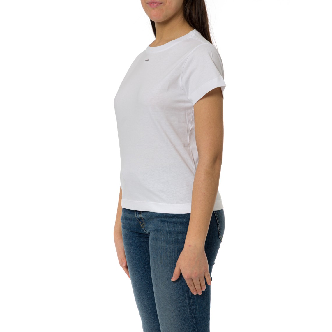 T-shirt stampa logo Pinko