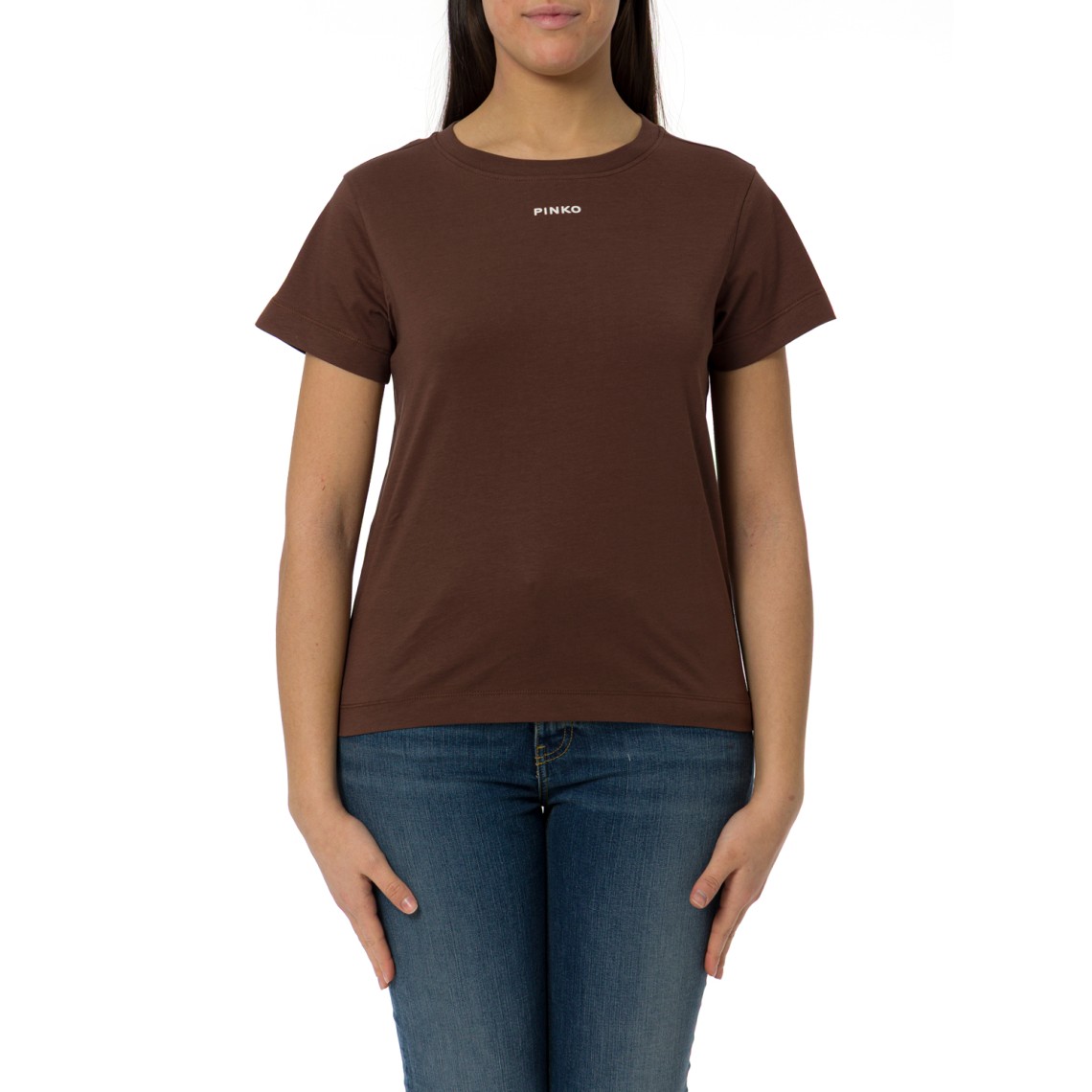 T-shirt con logo PINKO