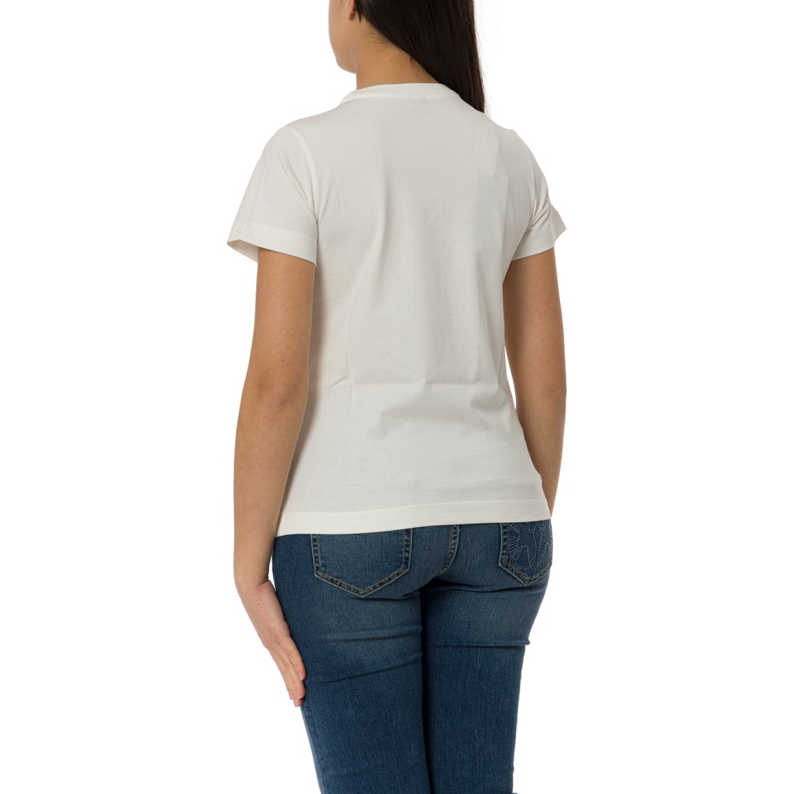 T-shirt con logo Love Birds Bussolotto Pinko