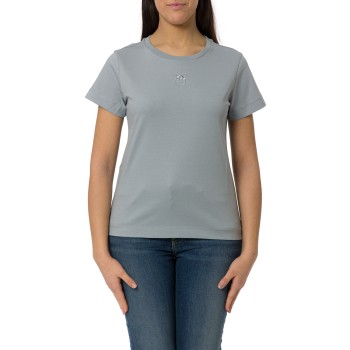 T-shirt con logo Love Birds Bussolotto Pinko