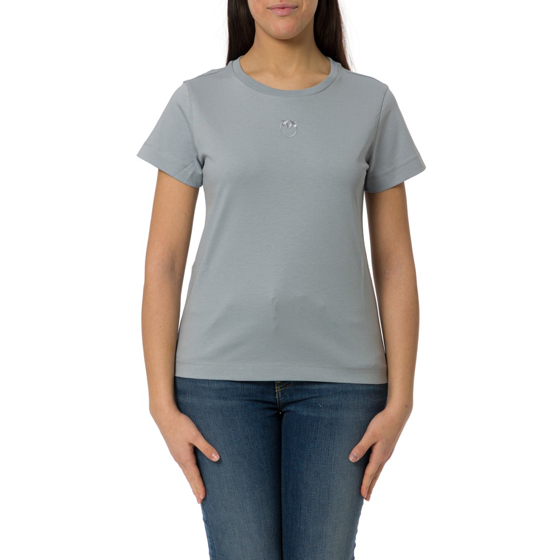 T-shirt con logo Love Birds Bussolotto Pinko