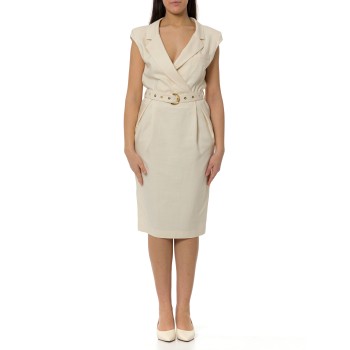 Abito Amadine a portafoglio con cintura Pinko