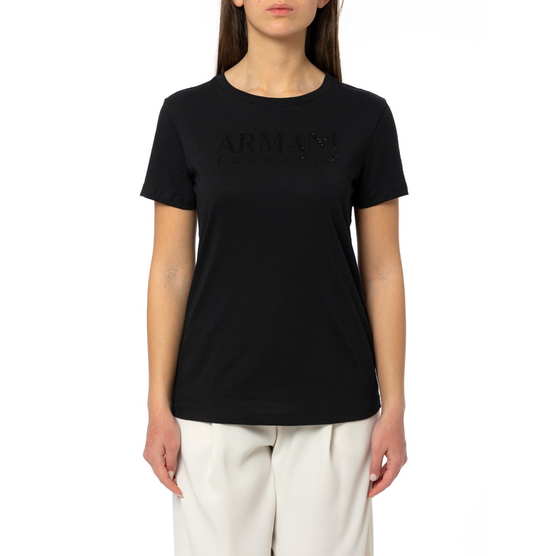 T-shirt Armani Exchange in jersey di cotone