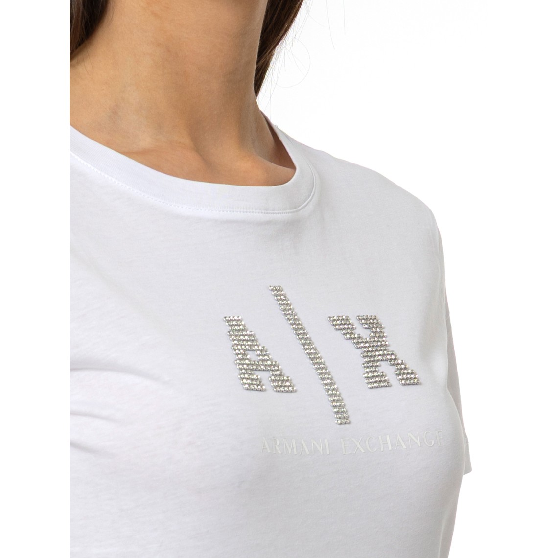 T-shirt Armani Exchange in jersey di cotone