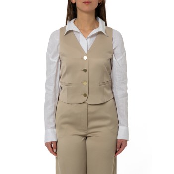 Gilet sartoriale in raso Armani Exchange