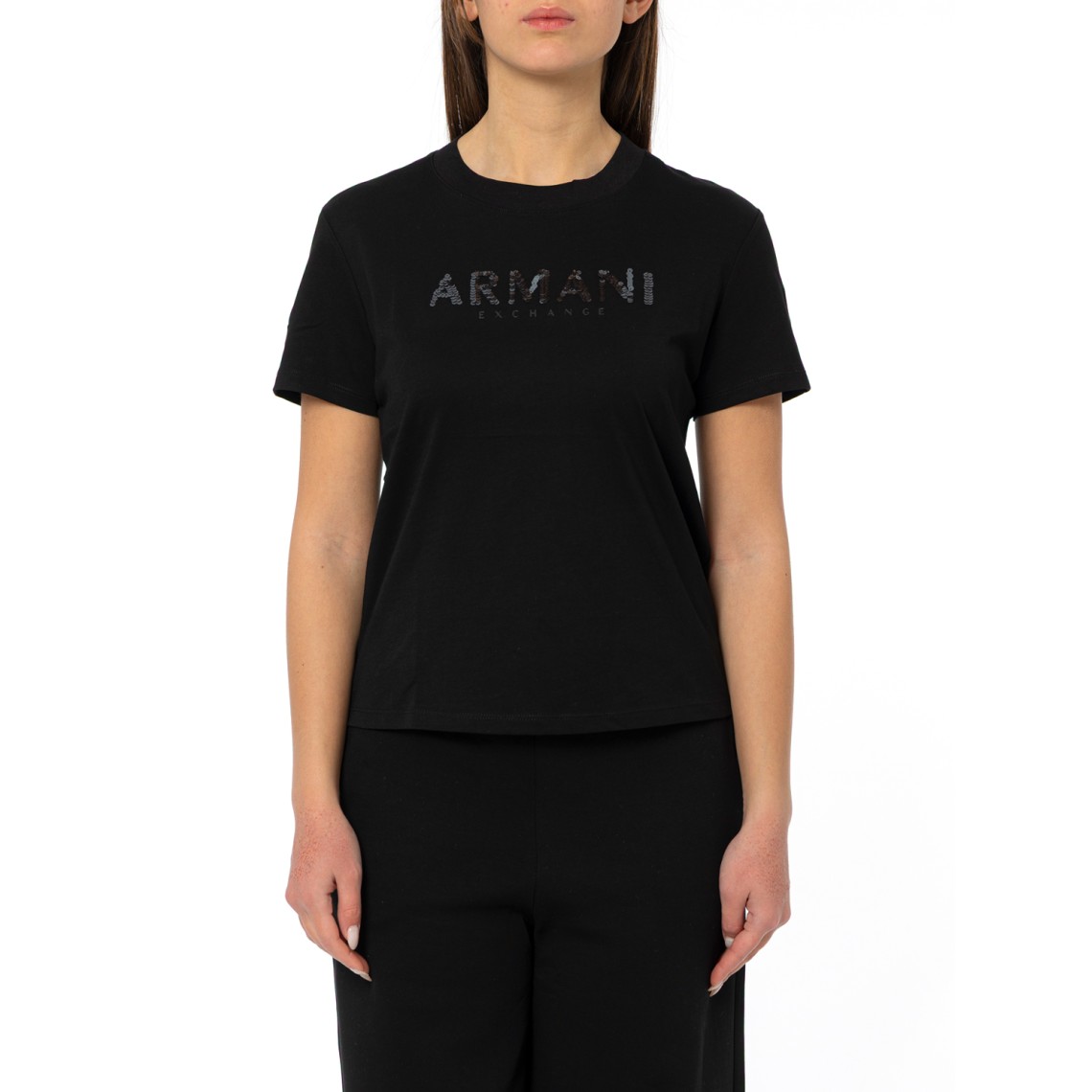 T-shirt relaxed fit Armani Exchange in jersey di cotone