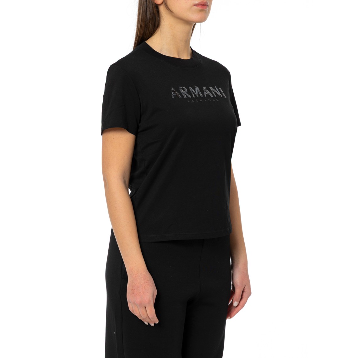 T-shirt relaxed fit Armani Exchange in jersey di cotone