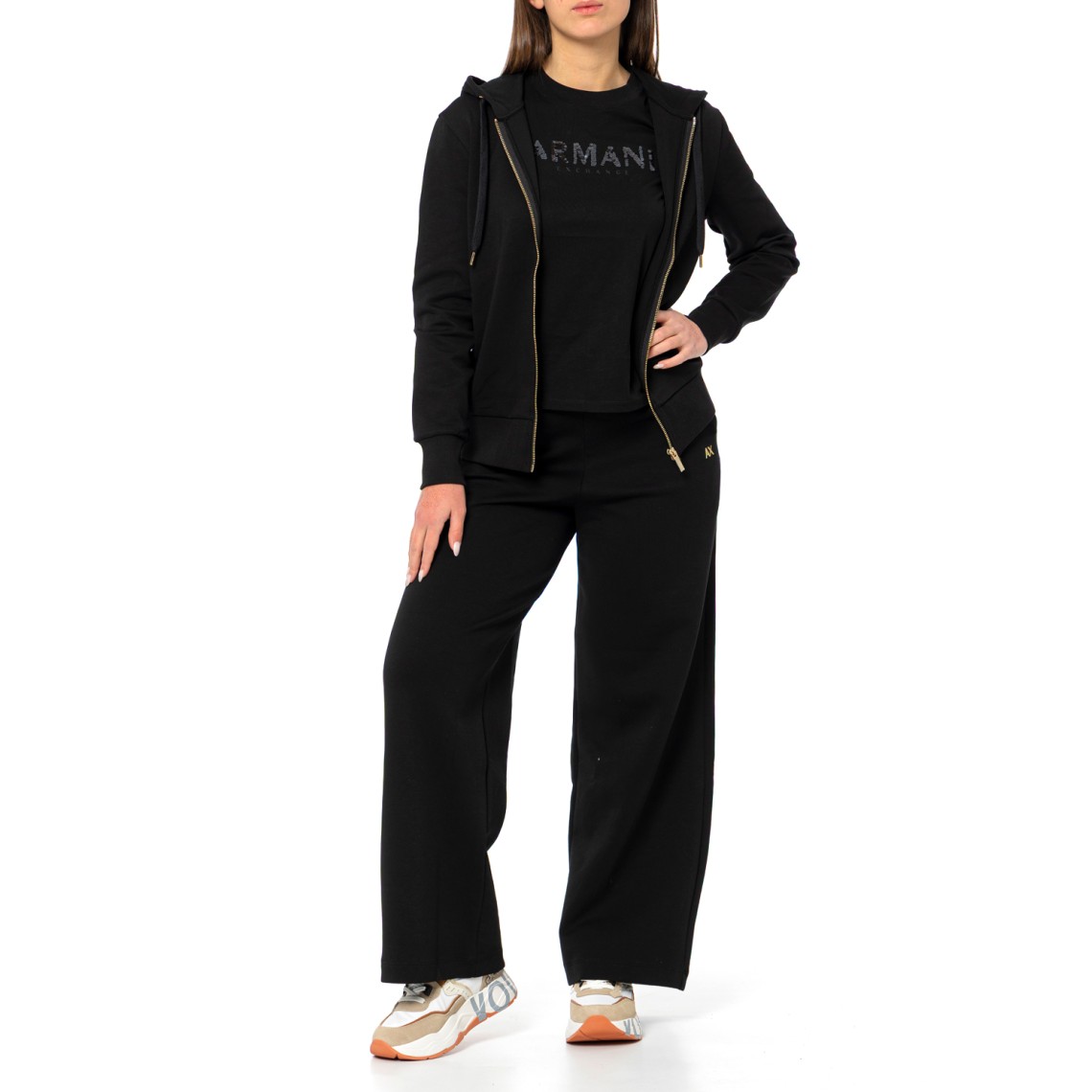 Felpa con zip e cappuccio Armani Exchange