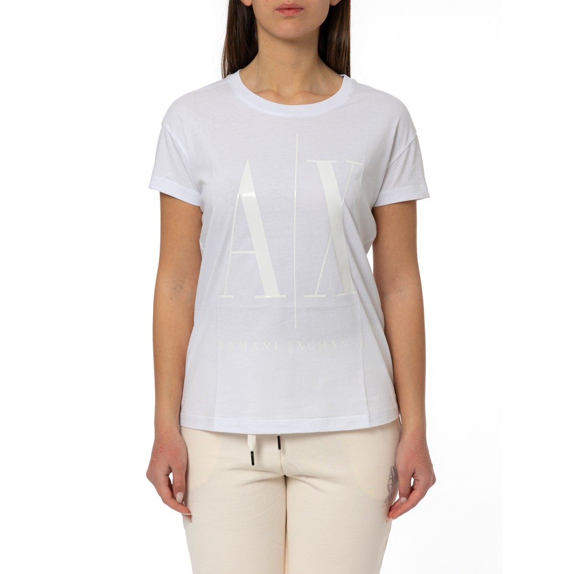 T-shirt Armani Exchange in jersey di cotone