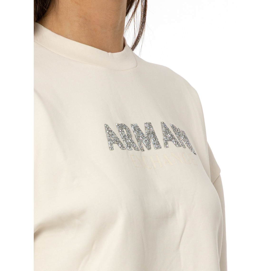 Felpa girocollo in scuba Armani Exchange