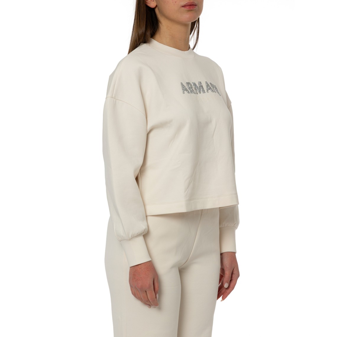 Felpa girocollo in scuba Armani Exchange