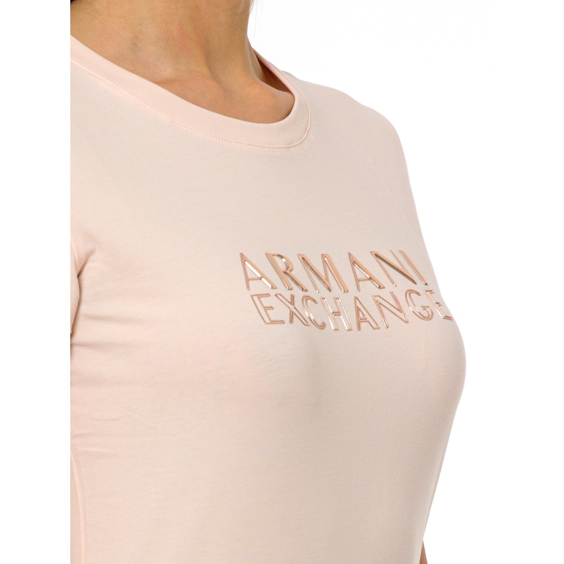 T-shirt slim fit Armani Exchange in jersey di cotone