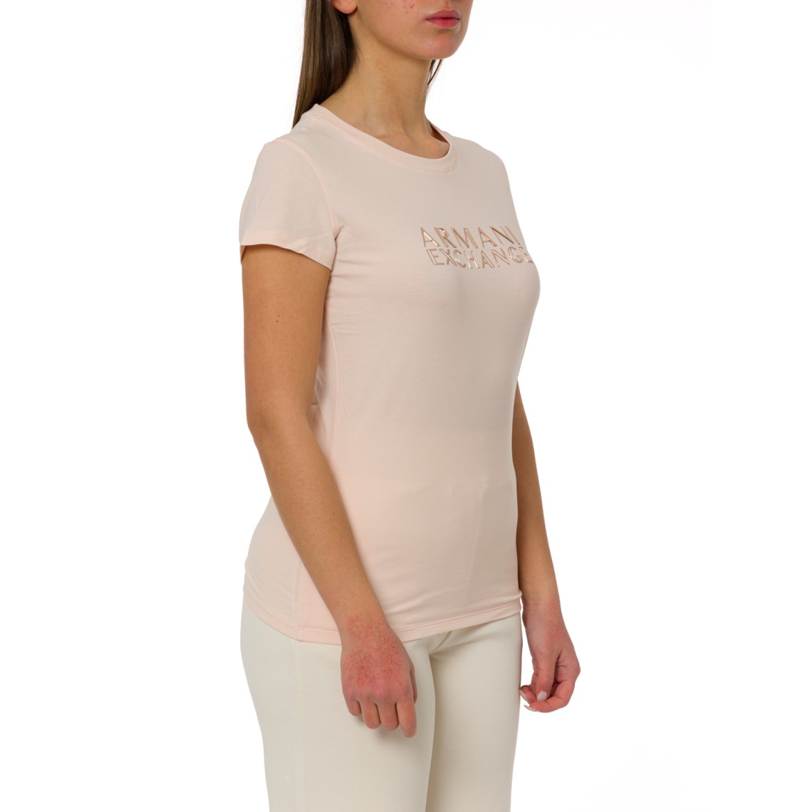 T-shirt slim fit Armani Exchange in jersey di cotone