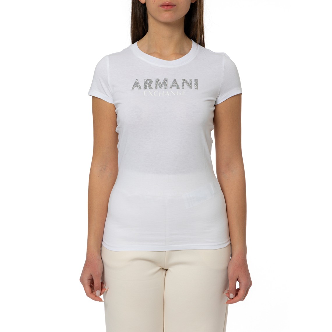 T-shirt Armani Exchange in jersey di cotone
