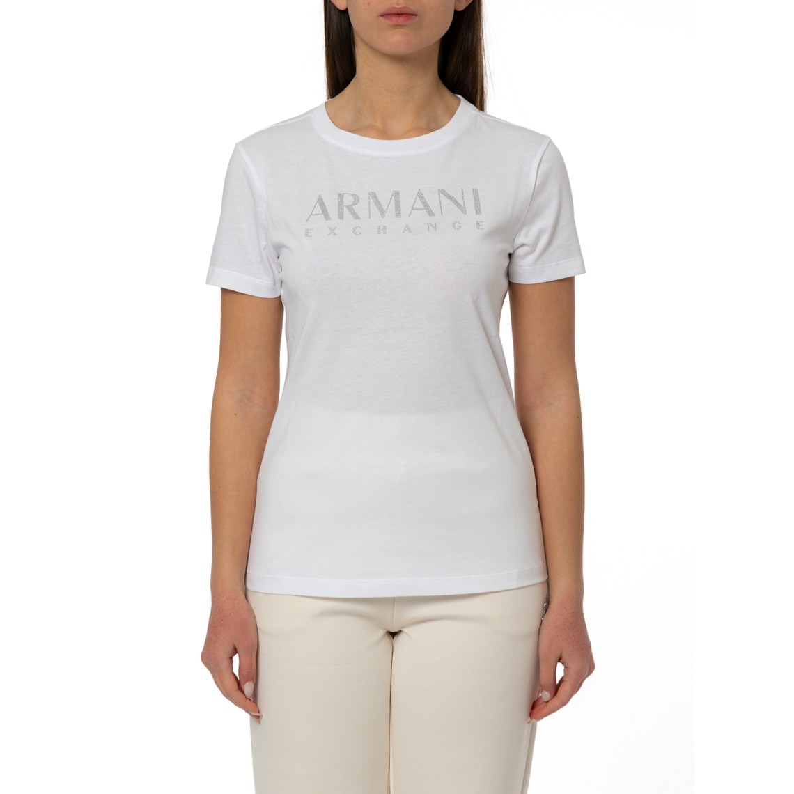 T-shirt Armani Exchange in jersey di cotone