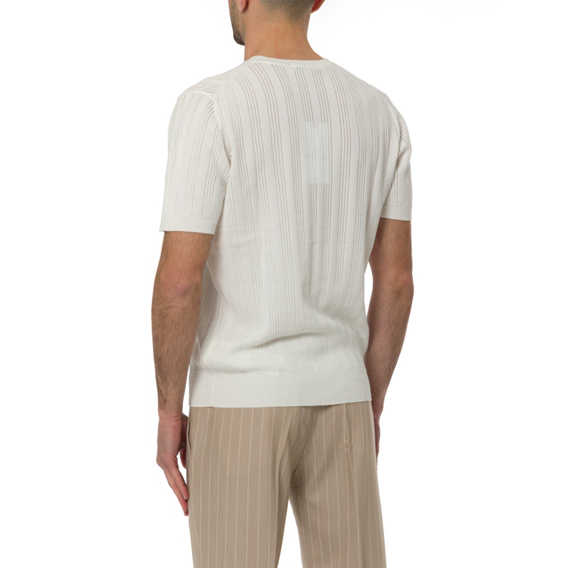 T-shirt in maglia di cotone Manuel Ritz