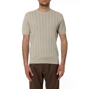 T-shirt in maglia di cotone Manuel Ritz