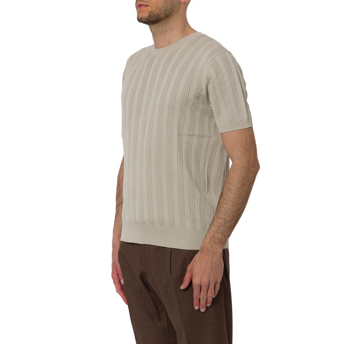 T-shirt in maglia di cotone Manuel Ritz