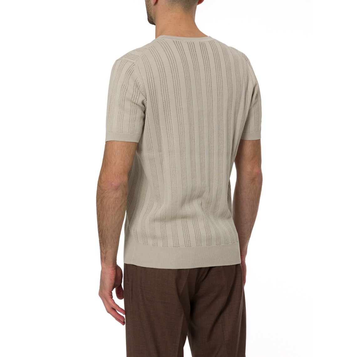 T-shirt in maglia di cotone Manuel Ritz