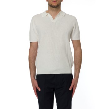 Polo in maglia traforata Manuel Ritz